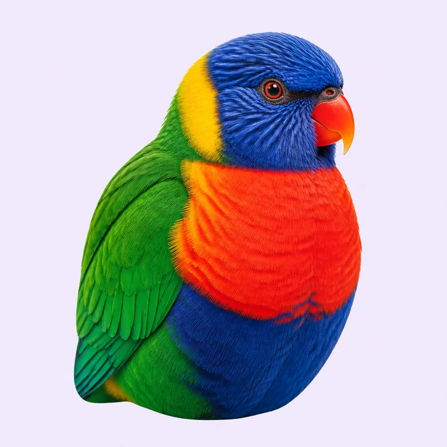 Colourful parrot photo